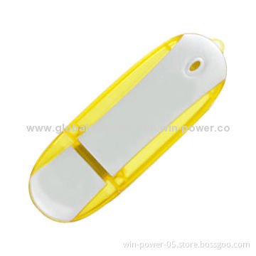 USB Flash Drive, Full Capacity Grade A Chips, Customized Logos and Colors Welcomed